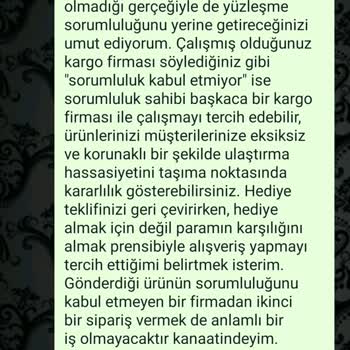 Yurtiçi Kargo Hasarlı Ürün Teslimatı