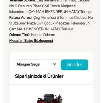 A101 Aldığım Ürünü Göndermedi