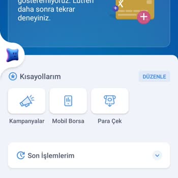 İş Bankası Kredi Kartım Gözükmüyor.