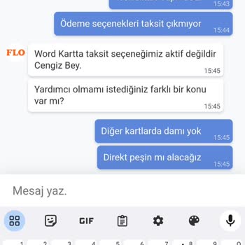 FLO Ayakkabı FLO Mobil Mağazasında Taksitli Alışveriş Yapılamıyor.
