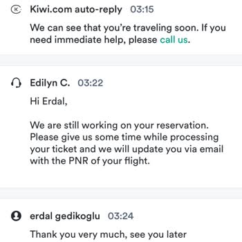 Kiwi.com İnternet Sitesi Üzerinden Uçak Bileti