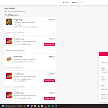 Yemek Sepeti Verilmeyen Sipariş Ödemesi Alınması