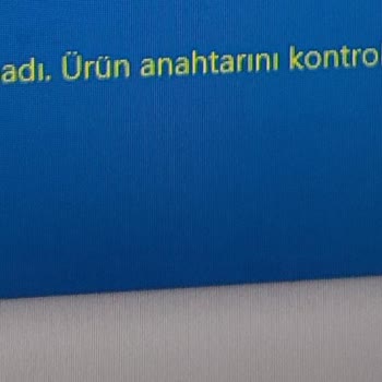 Sağlam Lisans Windows 10 Lisans Anahtarı Çalışmıyor