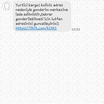 +220 Numaradan Mesaj Gelmesi