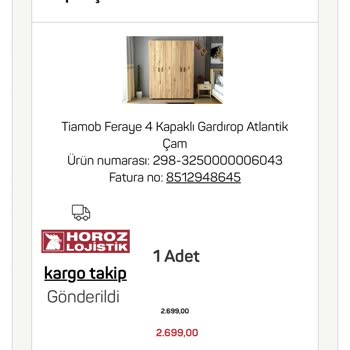 A101 Marketten Aldığım Ürün Hala Teslim Edilmedi