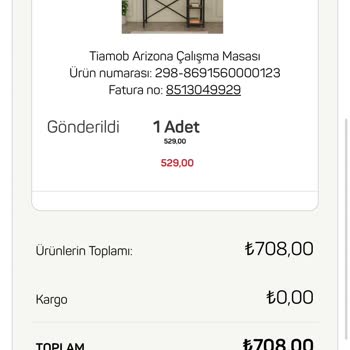 A101 Marketten Aldığım Ürün Hala Teslim Edilmedi