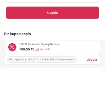 Yemeksepeti Verdiği Kuponu Kullandırtmıyor...