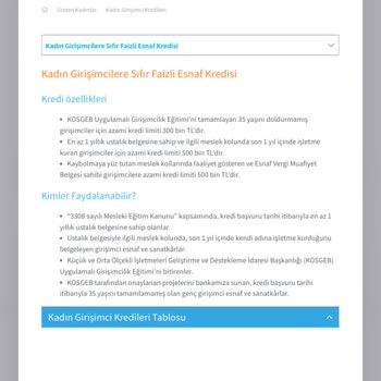 Halkbank Kadın Girişimcilere Özel Sıfır Faizli Esnaf Kredisi'nden Faydalanamama