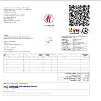 Turkcell E Arşiv Fatura