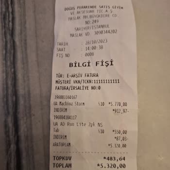 Akasya AVM Under Armour Koşu Ayakkabısı Mağduriyeti