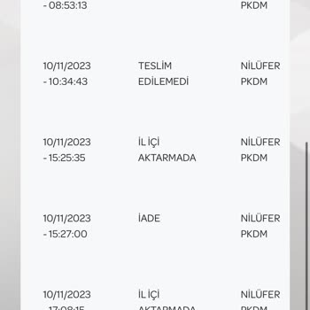 PTT Kargo PTT Sürücü Belgemi Getirmiyor Dağıtıma Çıkarmış Gibi Yapıp İade Ediyor