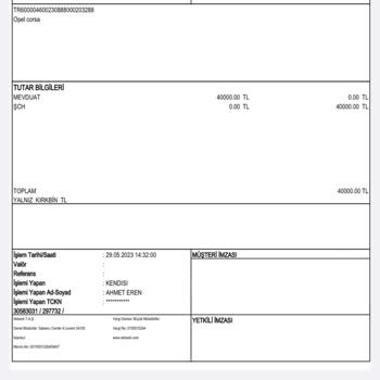 Opel Avanta Mağduriyet Muhatapsızlık