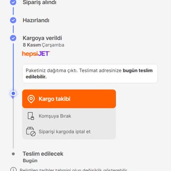 Hepsijet 2 Gündür Dağıtımda Olan Kargomu Getirmiyor