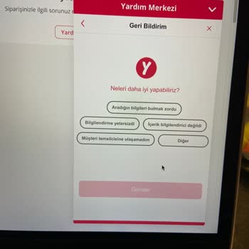Yemeksepeti Müşteri Hizmetleri Diye Bir Birim Yok