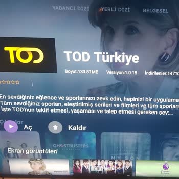 Tod Türkiye Uygulaması Televizyonumda Çalışmıyor.