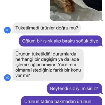 Getir Yemek Memnuniyeti Sağlamıyor