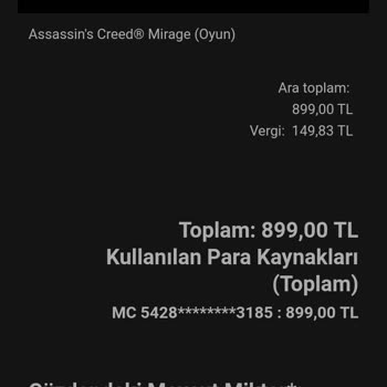 Sony PlayStation Türkiye Hesap Çalınması ve İzinsiz Satın Alma İşlemi