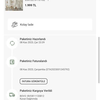 Karaca Home Hatalı Ürün Gönderdi
