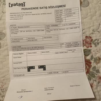 Enza Home Teslimat Gecikmesi Bilgilendirme Eksikleri