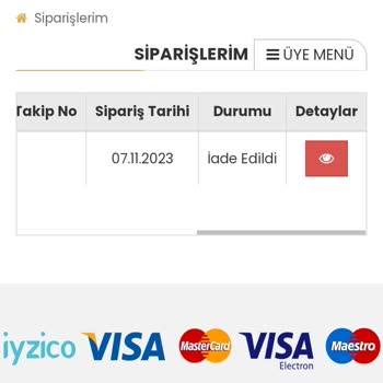 YKMkitap Kitabımın Elime Ulaşmadığı Halde İade Olması