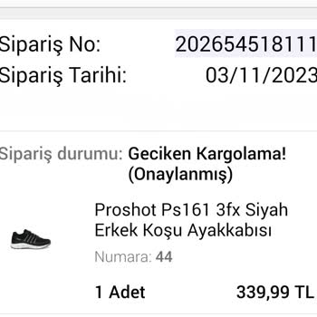 FLO Ayakkabı Siparişimi Göndermediler