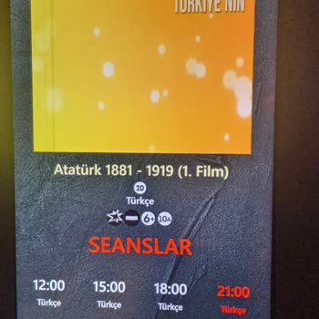 O3 Medya Atatürk 1881-1919 Filmi Yaş Kısıtlama Sorunu