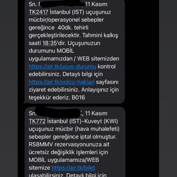 THY İstanbul Havalimanını Uçuşunun Şimdilik 4 Kez Rötarı