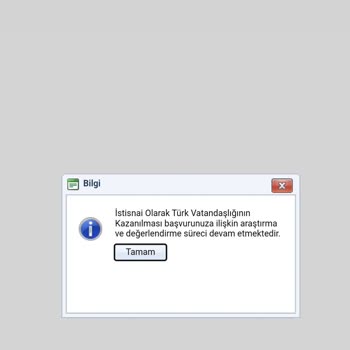 Nüfus ve Vatandaşlık İşleri Türk Vatandaşlığı Almak İstiyorum