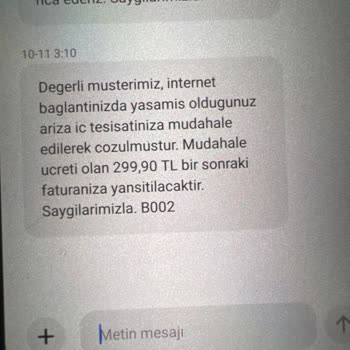 Millenicom Haksız Yere Ücret Talebi