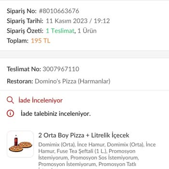 Trendyol Teslim Edilmeyen Yemek Siparişinin Ücret İadesini Yapmıyor!