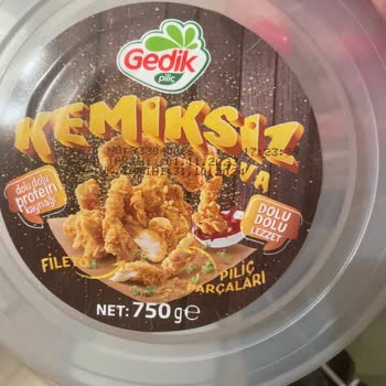 Gedik Piliç İçerik Yazılmadan Satılan Acı Tavuk