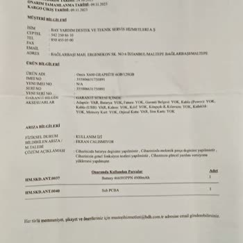 A City Türk Telekom, Dan Aldığım Arızalı Cep Telefonu