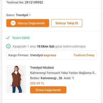 Trendyol İade Ücretimi Vermedi