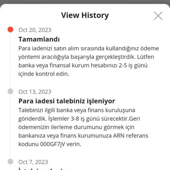 Aliexpress Para İade Yapılmadı