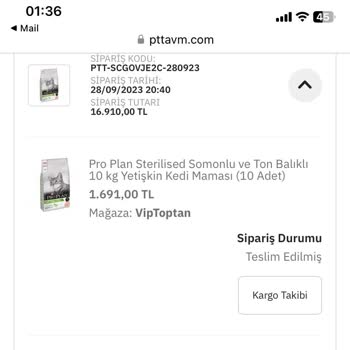 PttAVM PTT Viptoptan Ürünlerimi Göndermiyor