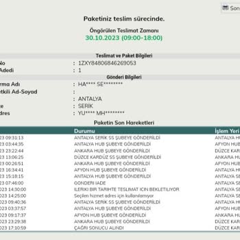 UPS Türkiye Teslim Etmeyip Geri Gönderiyor