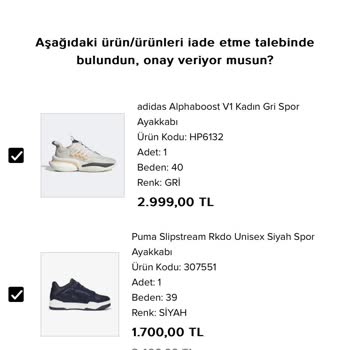 SuperStep İade Talebi Oluştur Çalışmıyor İşlem Yapamıyorum