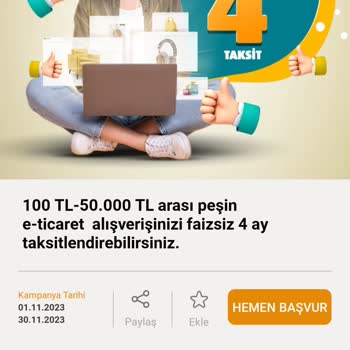 VakıfBank Faizsiz 4 Taksit Yalanı