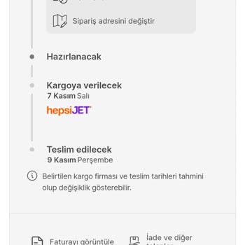 Hepsiburada Ürünümü 1 Haftadır Göndermiyor