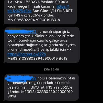 In Street Tarafından Yapılan Haksızlık