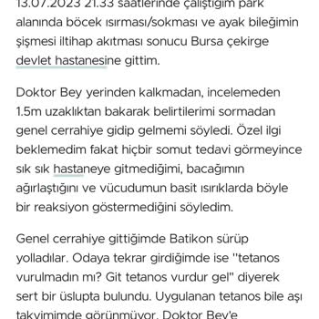 Bursa Çekirge Devlet Hastanesi Çekirge Hastanesi Acil Doktor A Hacılar