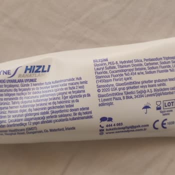 Sensodyne Hızlı Koruma Ağızda Yara Yapıyor