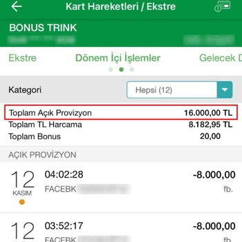 Garanti BBVA Tarafından İzinsiz 16.000.00TL Çekilen Para!