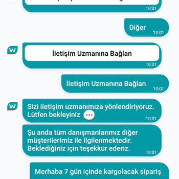 Watsons Muhatap Yok Kargo Yok Bilgi Yok