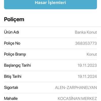 Türkiye Sigorta Konut Sigortası Haksız Yenileme