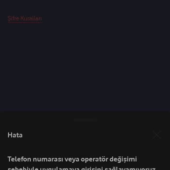 Vodafone Pay Giriş Yapılmıyor Kabul Etmiyor