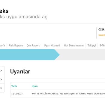 Yapı Kredi Bankası Haberim Olmadan Adıma Kredi Başvurusu Yapmıştır