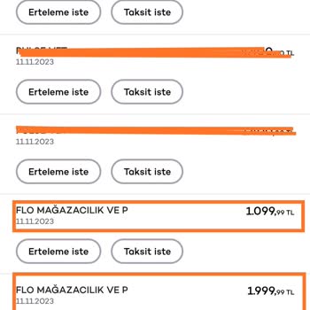 FLO Ayakkabı Ödemesini Yaptığım Ürünler Gözükmüyor