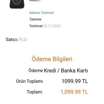 FLO Ayakkabı Ödemesini Yaptığım Ürünler Gözükmüyor