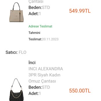 FLO Ayakkabı Ödemesini Yaptığım Ürünler Gözükmüyor
